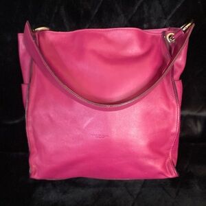 TOSCA BLU Pink Leather Shoulder Bag